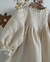 Robe de princesse décontractée style court patchwork anglaise pour fille, collection Printemps Russe 2025
