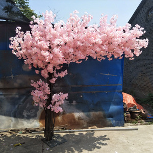 Sakura en fleurs de <span class=keywords><strong>cerisier</strong></span> japonais artificielles en soie, 24 k 01213, faux arbre pour décoration de mariage, rose et blanc - Product Image 1