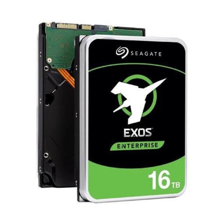 Seagate Exos 16TB Enterprise HDD X16 SATA 6Gb/s 512e/4Kn 7200 RPM 256MB Cache 3.5" Internal Hard Drive ST16000NM001G