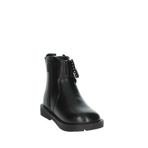 Gaelle Junior Girls' Low Ankle Boots <b>Black</b> Rhinestone <b>Bow</b> Detail - Product Image 5