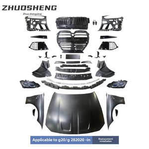 ชุดแต่งกันชนหน้า-หลังทรง M3 Wide Body สำหรับรถยนต์ BMW ซีรีส์ 3 รุ่น G20 G28 สภาพใหม่ พร้อมน็อตยึด สำหรับปรับแต่งอัพเกรด ปี 2019-2024 รหัสสินค้า ZSXQ423 - Product Image 3