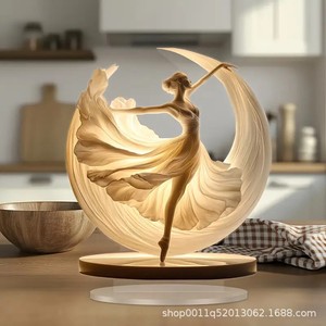 Decorazioni da Scrivania in Acrilico Stampate a Colori con Personaggi a Tema Angelo, Popolari per Uffici, Soggiorni e Caffè - Product Image 2