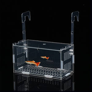 Prix de gros Boîte d'isolation noire en acrylique pour aquarium flottant - Product Image 1