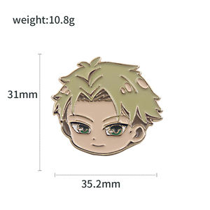 Broches et épingles SPY en alliage, accessoires mignons d'anime Anya <span class=keywords><strong>Forger</strong></span> et <span class=keywords><strong>Yor</strong></span> <span class=keywords><strong>Forger</strong></span>, cadeaux pour enfants et amis pour les fêtes - Product Image 3