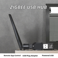 USB eléctrico ZigBee Hub 3,0 Dongle Gateway para ZHA Home Assistant OpenHAB ZigBee2MQTT Smart Home plástico garaje Hotel al aire libre