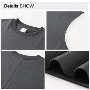 شعار مخصص قطن تنفس بلا أكمام أعلى خزان بالجملة ، سترة رجالية - Product Image 4