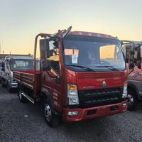 Camion de fret à plateau plat SINOTRUK HOWO 4X2 4,2 m, camion diesel léger de 5 tonnes, camion de fret HOWO pour le transport de marchandises