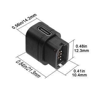 EC300 Mini Charging <b>Cable</b>, EC300 to Type-C Adapter Metal Buckle Connector for 12 Speed Di2 Electronic Groupset - Product Image 3