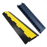 Rampe de protection de câbles en caoutchouc robuste, pont ralentisseur, cache-câbles en PVC, canal de protection de câbles pour intérieur et extérieur, plaque de protection de câbles au sol