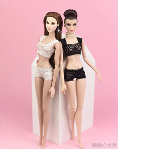 Vestiti per Bambole in Scala 1/6 da 30cm, Lingerie <span class=keywords><strong>e</strong></span> Mutandine in Pizzo alla Moda per Supermodelli ST Fr2 PP, Confezione in Sacchetto OPP - Product Image 5