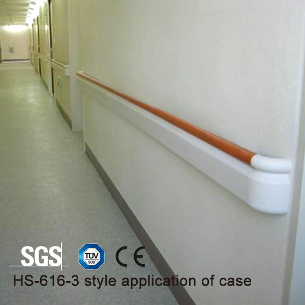 Hand Rails Hospital 159mm PVC Hospital Handrail - Durable & Water Resistant