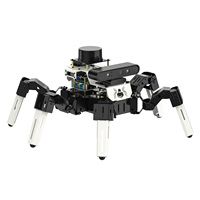 Robot Hexápodo Biónico Muto RS AI de 18 DOF, Modelo Grande, Logra Interacción y Navegación con Mapeo 3D para ROS2 Raspberry Pi 5