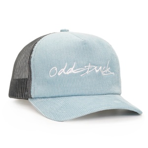 Casquette de camionneur en velours côtelé, broderie personnalisée, 5 panneaux, visière incurvée de haute qualité - Product Image 3