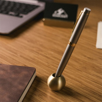 Usinage CNC précis Porte-stylo en laiton titane en aluminium personnalisé Porte-crayon
