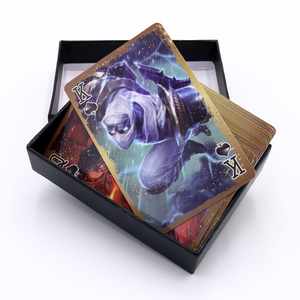 Cartes à Jouer Personnalisées <span class=keywords><strong>en</strong></span> Papier d'Art avec Dorure et Argenture, Cartes de Poker de Luxe, Cartes à Jouer Anime et Dessins Animés - Product Image 1