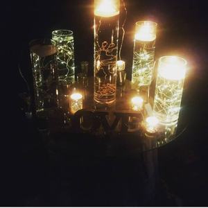 หลอดแก้วใสสองชั้น ขนาด 15 ออนซ์ ดีไซน์หรูหรา หนา ทนความร้อน สำหรับเทียนหอม นวดผ่อนคลาย งานแต่งงานทันสมัย - Product Image 2