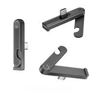 Câble USB-C vers USB-C 240W PD 3.1 à charge rapide 5A, cordon tressé en nylon avec support de téléphone pliable et bracelet-câble de données pour iPhone 16 17