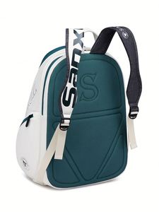 Sac de tennis portable en nylon imperméable personnalisé grande capacité avec compartiment dédié indépendant pour raquettes de badminton et chaussures de sport - Product Image 6