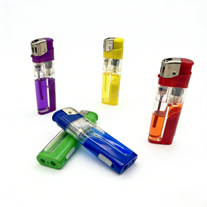 Accendini Digitali Ricaricabili USB con LED, Scatola in Plastica, Accendino Elettrico per Sigarette - Product Image 5