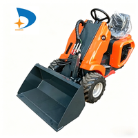 Mini-chargeur compact à gaz 4x4, utilisation flexible, compatible avec les élévateurs pour entrepôt/atelier, 3 couleurs disponibles