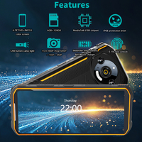 OEM ODM teléfono resistente 4G Android 13 Teclado QWERTY personalizable a prueba de polvo visión nocturna FHD LCD francés LTE teléfono móvil