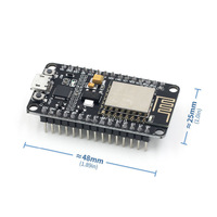 Papan Pengembangan WIFI Berbasis Nodemcu ESP8266 CP2102 Komponen Elektronik Esensial