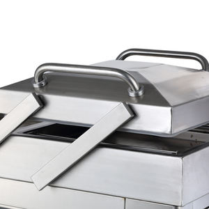 Commercial electric double chamber vacuum sealing <b>machine</b> for efficient food vacuum large bag food meat ham - Product Image 5