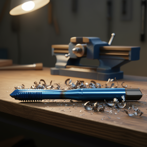 ทัปเปอร์ต๊าปแบบเรียว 6H สำหรับรูทะลุ ชุบสีน้ำเงินด้านบน - Product Image 3