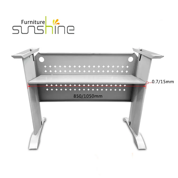 कार्यालय फर्नीचर के सामान थोक प्रशिक्षण टेबल आधार फ्रेम स्टील धातु टेबल पैर