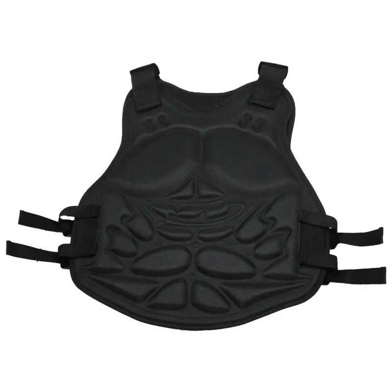 Protetor de peito para paintball, equipamento de paintball com colete preto para combate, paintball