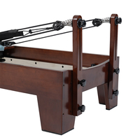 Wavar Ensemble d'équipement de Pilates Reformer en bois, personnalisable avec logo, très demandé pour salles de sport et studios de yoga