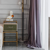 Rideaux occultants motorisés en velours à plis froncés et plis en S pour projets hôteliers sur mesure, vente en gros OEM, draperies de fenêtre pour l'hôtellerie, hôtels 5 étoiles