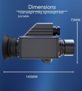 Visor Térmico 3 en 1 Buzzard 256x192, Monocular Térmico y <span class=keywords><strong>de</strong></span> Visión Nocturna Dual, Detección <span class=keywords><strong>de</strong></span> 500m, Pantalla OLED, Iluminador IR - Product Image 4