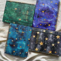 Carnet de planification spirale Deep Blue Sky 2026-2027 avec agenda pour le suivi des objectifs, papeterie de bureau et usage scolaire
