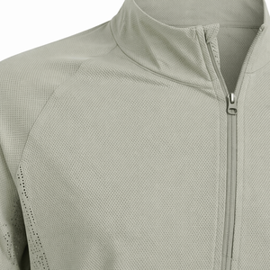 Veste de protection solaire <span class=keywords><strong>ultra</strong></span>-légère et respirante BreezeShell UPF50+ pour femmes, fermeture éclair asymétrique, col montant, ventilation découpée au laser - Product Image 3