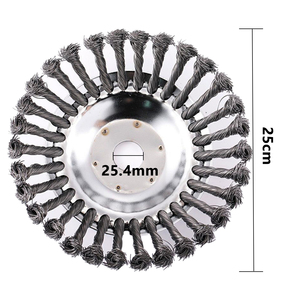6 "8" 10 "disque de fil de tondeuse à gazon fil torsadé roue de désherbage brosse tondeuse à gazon <span class=keywords><strong>universelle</strong></span> tête de coupe de gazon accessoires de coupe de mauvaises herbes - Product Image 1