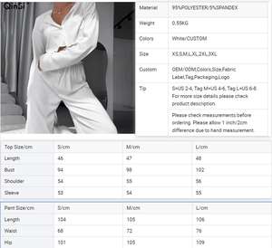 QINSI Custom Label Women's Pajama Sets Spring <strong>Ladies</strong> Button Down Pjs Full Sleeves Loungewear 2pcs Female Soild Ribbed <strong>Pyjamas</strong> - Product Image 6