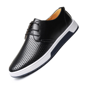 Fabricant de chaussures en cuir véritable, chaussures pour hommes, grandes tailles, chaussures de course décontractées, baskets personnalisées pour hommes - Product Image 4