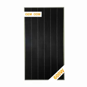 550w Panels 500 Watt Mono Panel 182mm Half Longi Solar Heimgebrauch Transparente tragbare Zelle 570 575 580 Watt