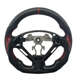 Quality Wholesale Carbon Fibre Perforated Leather Grip Steering <b>Wheel</b> for Infiniti G27 G37 Car Steering <b>Wheel</b> - Product Image 1