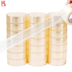 เทปกาวกันน้ำจากโรงงานโดยตรง เทปพันพลาสติก Bopp สีเหลืองใส เทปกาวสำหรับบรรจุภัณฑ์ - Product Image 3