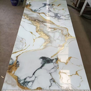 Pannelli Decorativi <span class=keywords><strong>3D</strong></span> UV di Lusso, Design Moderno, Foglio in PVC da 3mm Effetto Pietra e Marmo, Facili da Pulire e Impermeabili per Hotel e Soggiorno - Product Image 4