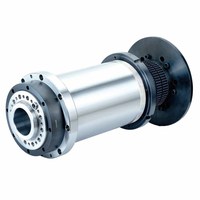 Spindle Penggerak Sabuk Berkualitas Tinggi A2-6 52mm dengan Motor dan Bantalan untuk Mesin Bubut (Kompatibel BT30/BT40) 6000 RPM 227NM