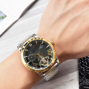 Reloj de Negocios de Lujo de Alta Gama, Original, de Marca de Prestigio, Totalmente Automático, de Acero Inoxidable, Resistente al Agua, con Correa de Cocodrilo, Pateks - Product Image 4