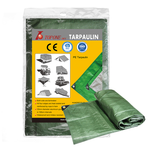 Bâche PE tissée verte 4x5m <span class=keywords><strong>avec</strong></span> œillets pour toit de tente, bâche de sol, personnalisable, imperméable, traitée anti-UV, usage industriel - Product Image 6