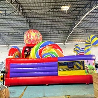 Château gonflable commercial avec toboggan pour événements et fêtes d'enfants en extérieur – Vente en gros