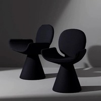 Chaise de salle à manger de luxe haut de gamme, dossier minimaliste, moderne et simple, tabouret pour villa, restaurant, salle à manger privée, centre commercial