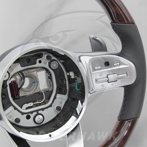 メルセデスベンツ W204 W212 W213 W218 C217 W222 GLS Gクラス G63 C63 AMG用プレミアムピーチウッドステアリングホイール レトロフィットアクセサリー - Product Image 4