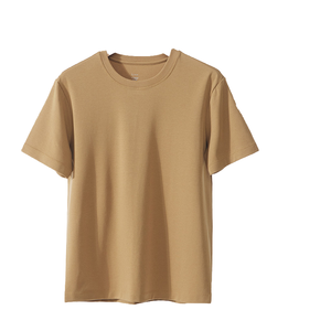 เสื้อยืดแขนสั้นผู้ชาย 80 เส้นด้าย ผสมโพลีเอสเตอร์/คอตตอน 180 กรัม ทรงโอ-เนค ทรงปกติ สไตล์ลำลองสมาร์ท ไม่หด ลายวาดมือ - Product Image 4