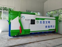 Compacteur de déchets industriels RNKJ, compacteur hydraulique de déchets, compactage haute densité, station de traitement des déchets mobile
